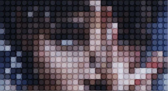 pixelated image of a face